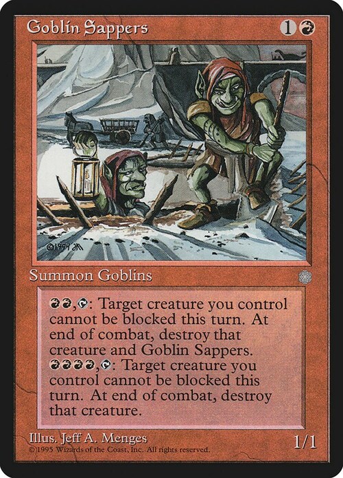 Goblin Sappers Card Front