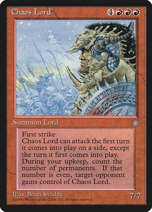 Chaos Lord Card Front