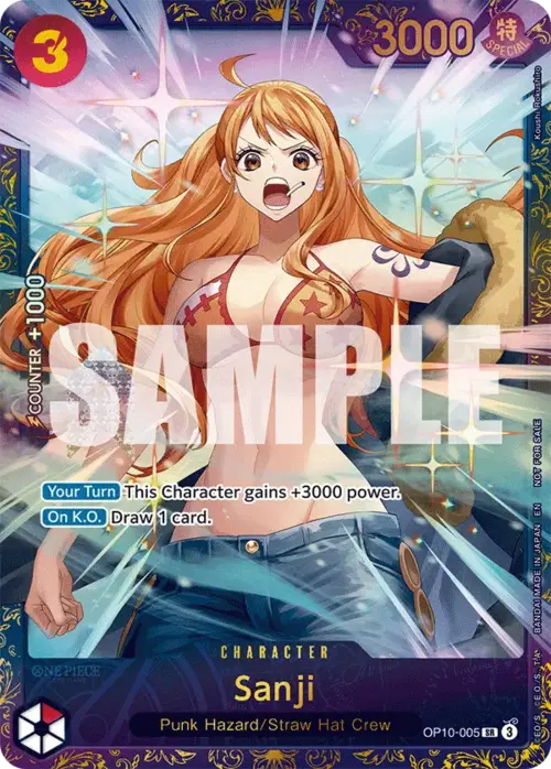 Sanji Card Front