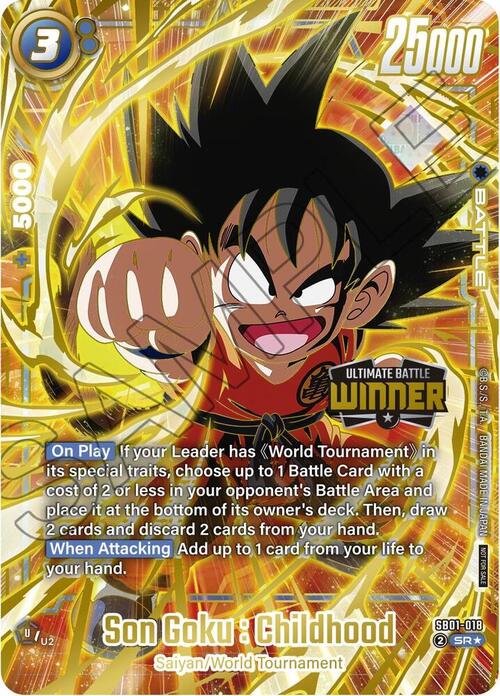 Son Goku : Childhood Card Front