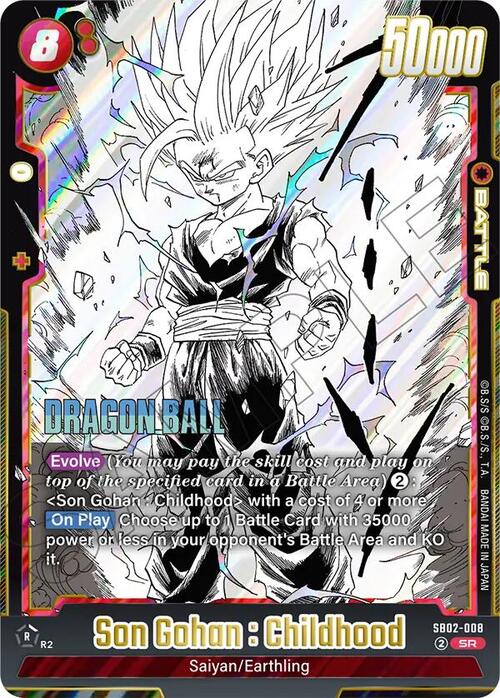 Son Gohan : Childhood Card Front