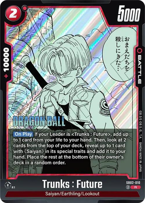 Trunks : Future Card Front