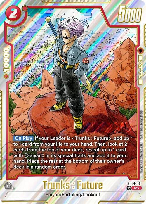 Trunks : Future Card Front