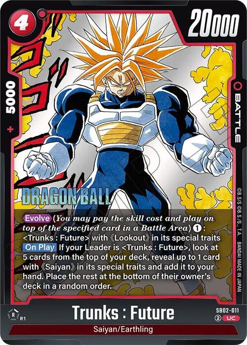 Trunks : Future Card Front