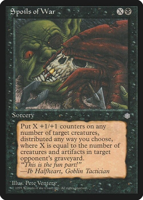 Spoils of War Card Front