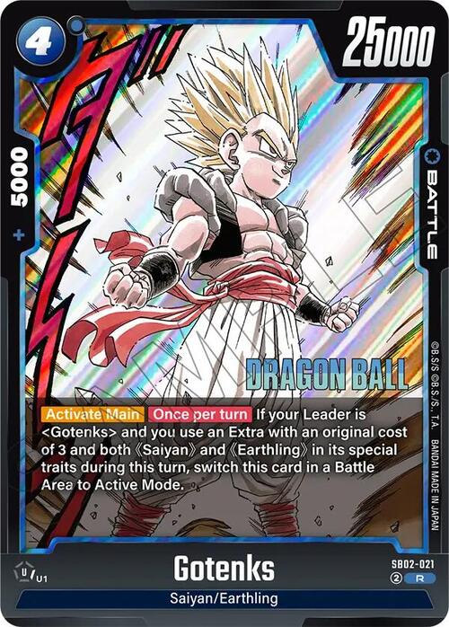 Gotenks Card Front