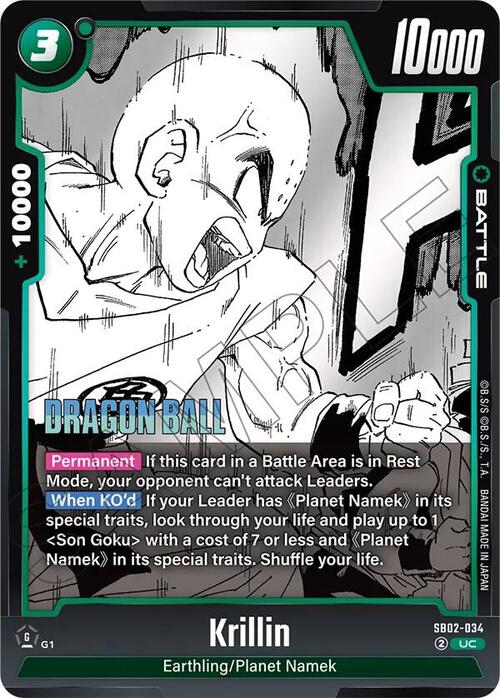 Krillin Card Front