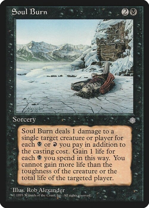 Soul Burn Card Front
