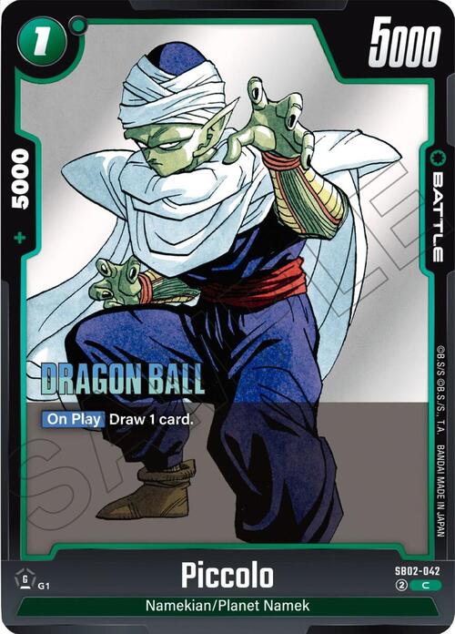 Piccolo Card Front