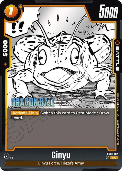 Ginyu Card Front