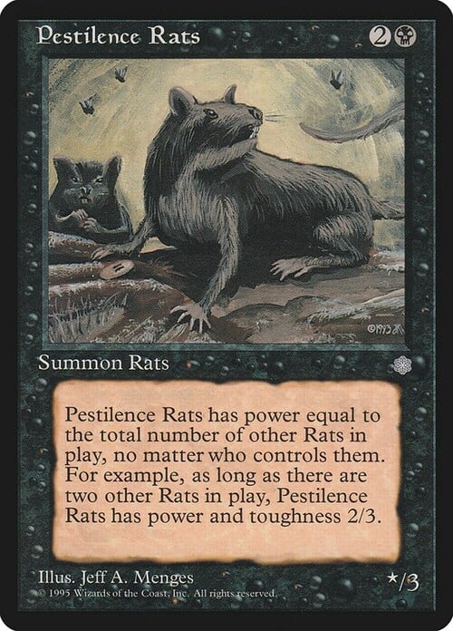 Pestilence Rats Card Front