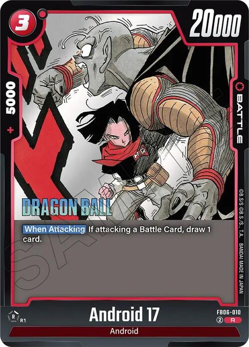 Android 17 Card Front