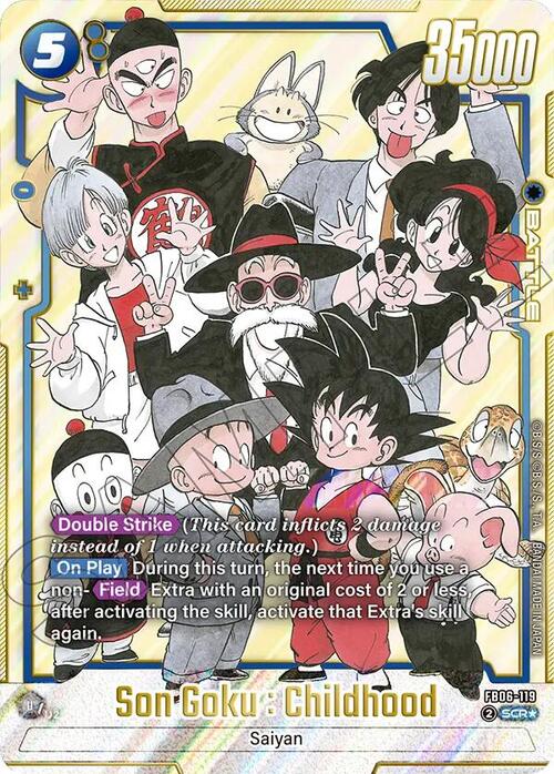 Son Goku : Childhood Card Front