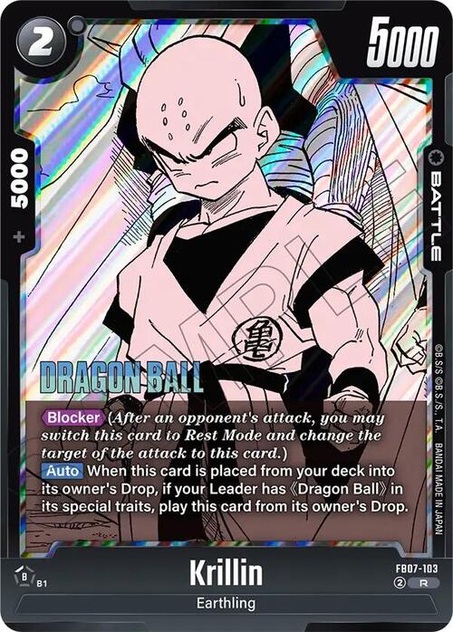 Krillin Card Front