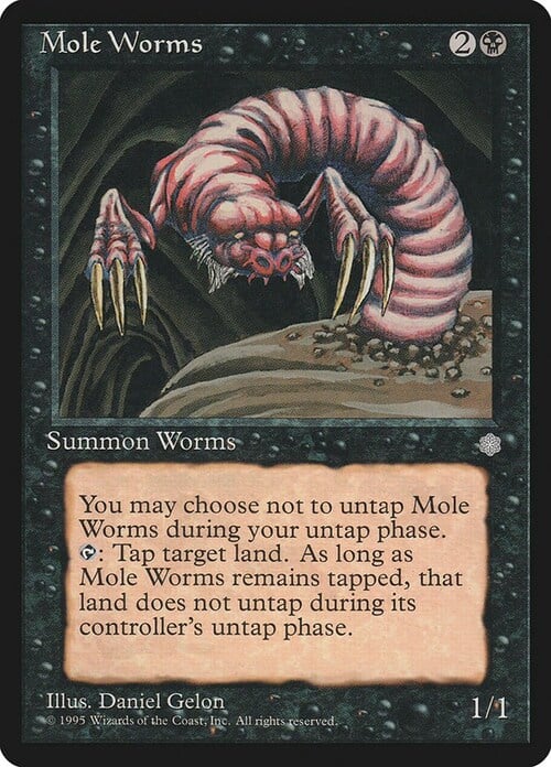 Mole Worms Card Front