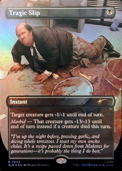 Tragic Slip Card Front