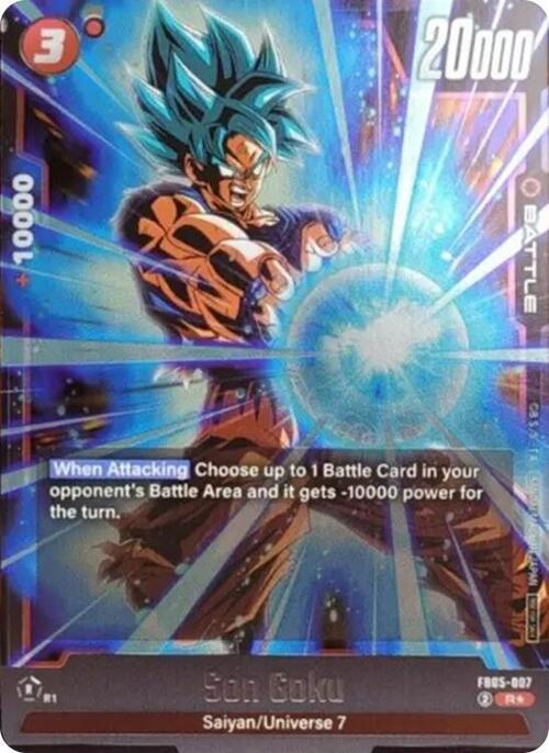 Son Goku Card Front