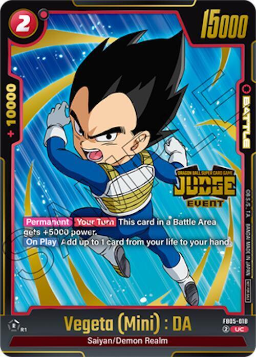 Vegeta (Mini) : DA Card Front