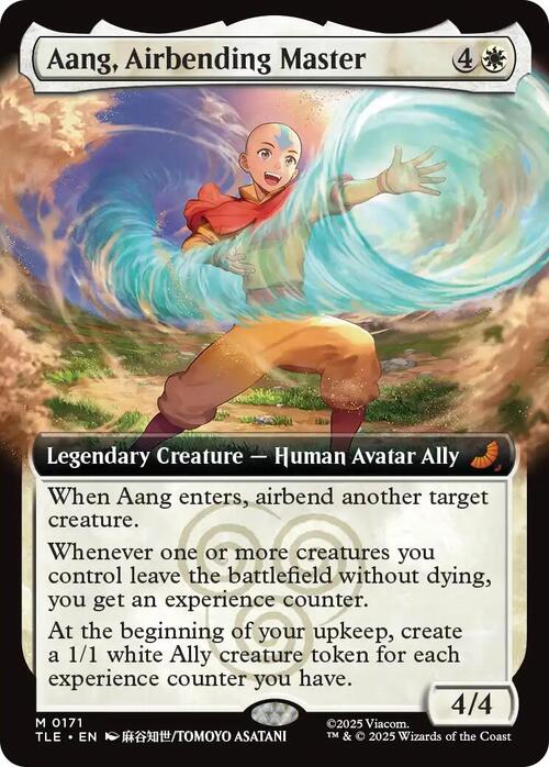 Aang, Airbending Master Card Front