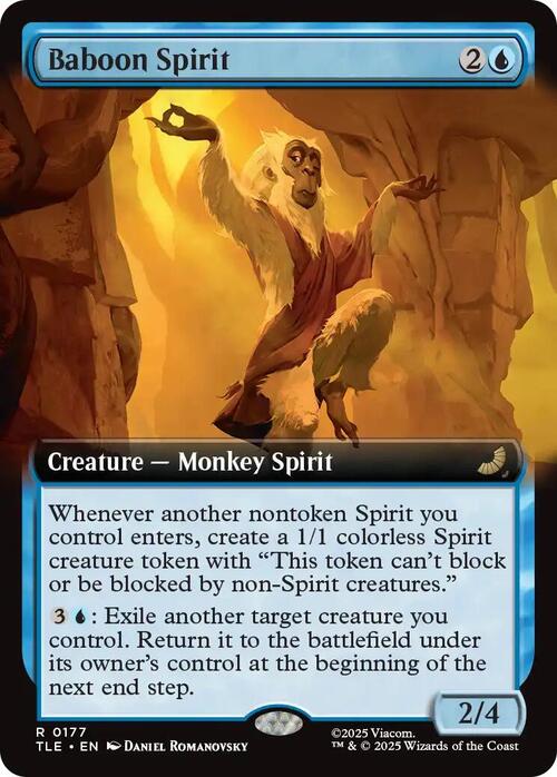 Baboon Spirit Card Front