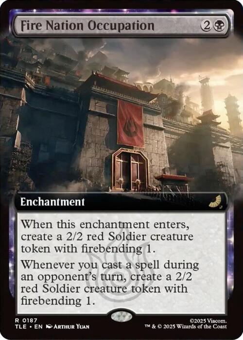Fire Nation Occupation Card Front