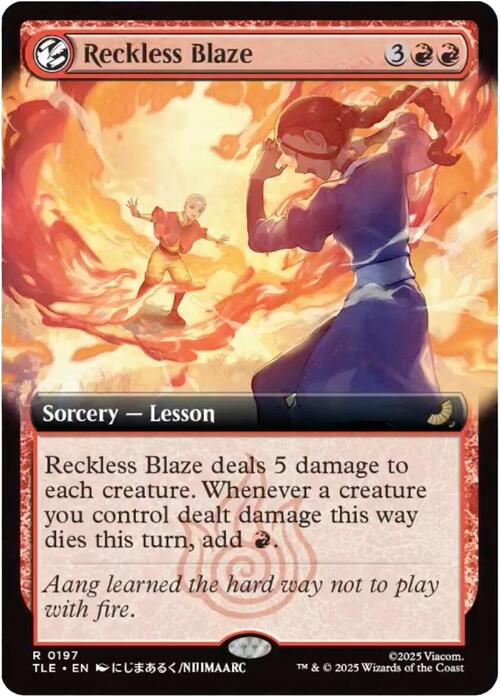 Reckless Blaze Card Front