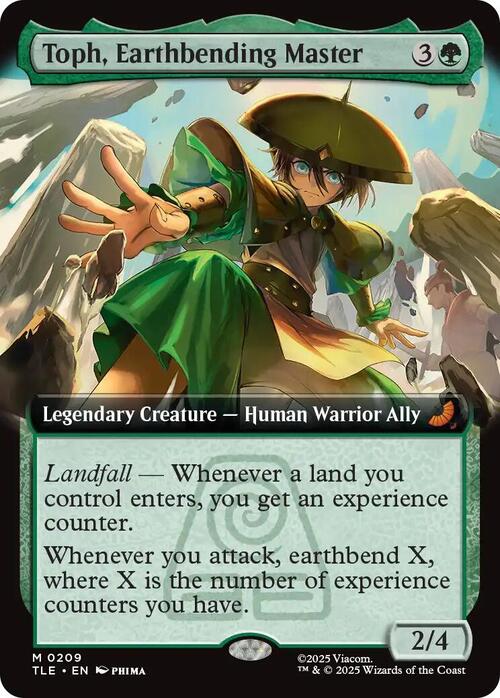 Toph, Earthbending Master Card Front