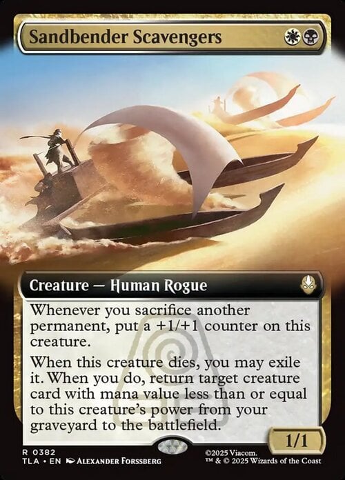 Sandbender Scavengers Card Front