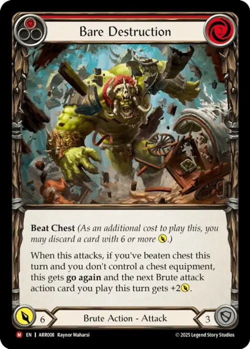Bare Destruction Card Front