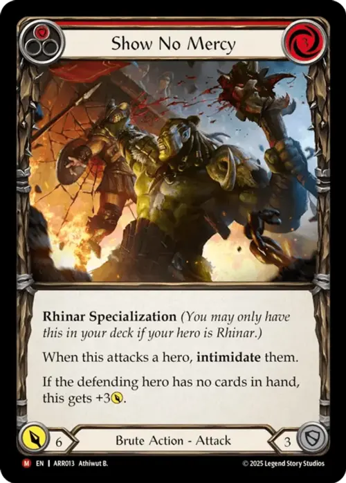 Senza Pietà Card Front