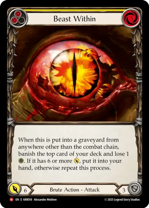 Beast Within Card Front