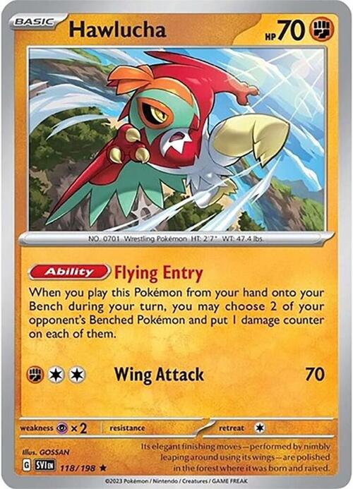 Hawlucha Card Front