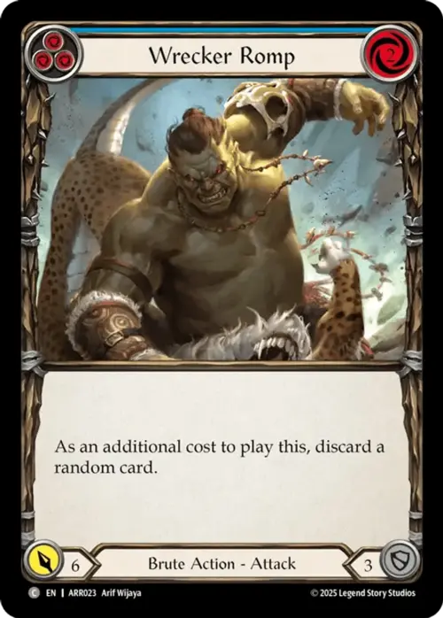 Wrecker Romp (Blue) Card Front