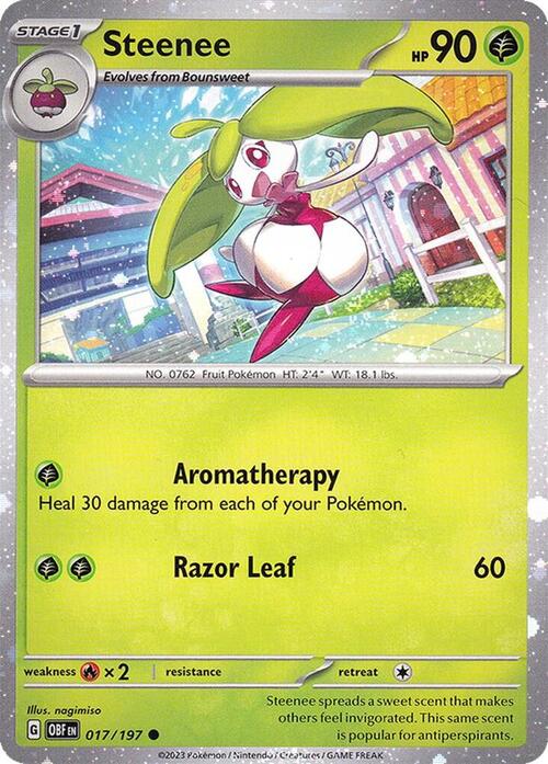 Steenee Card Front