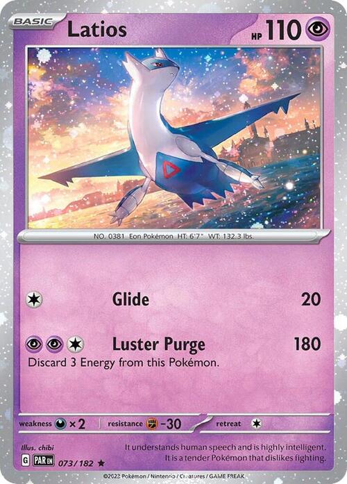 Latios Card Front