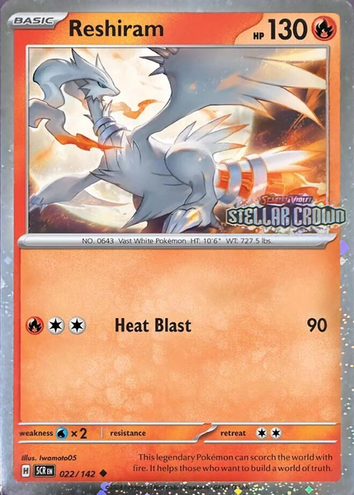 Reshiram Card Front