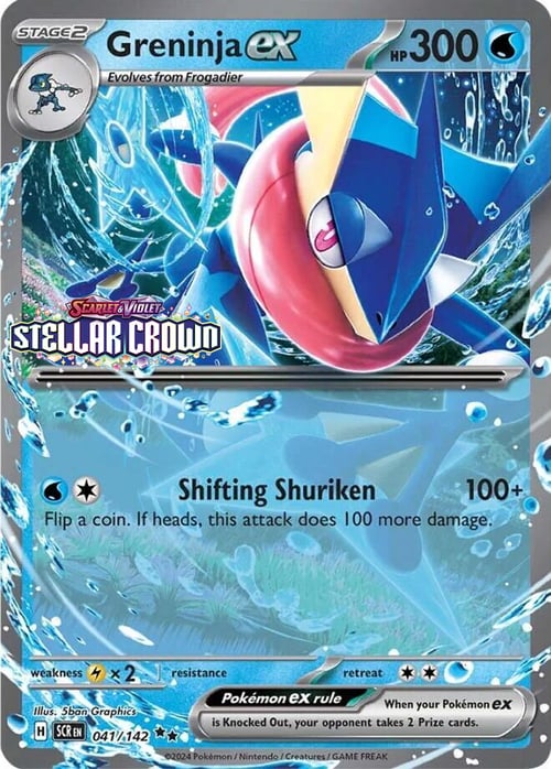 Greninja ex Card Front