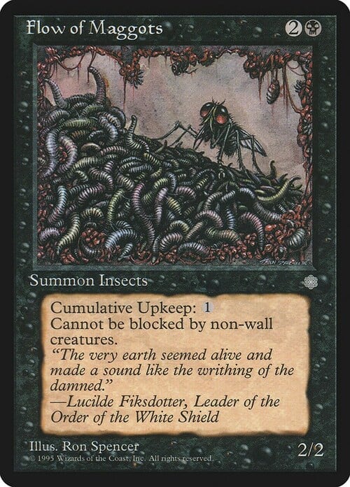 Flow of Maggots Card Front