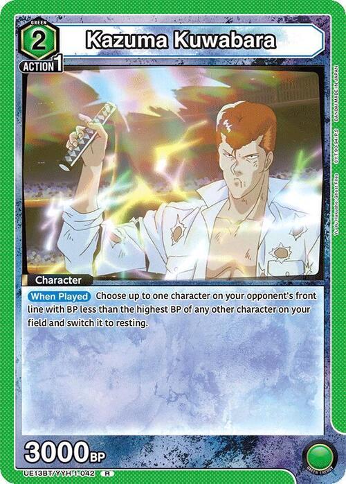 Kazuma Kuwabara Card Front
