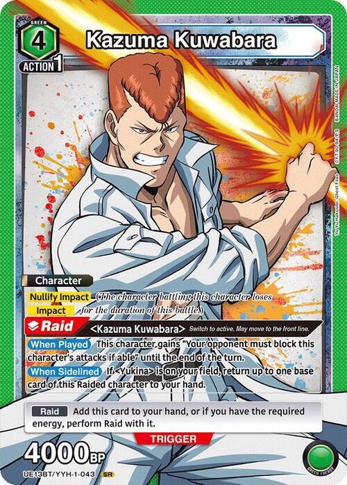 Kazuma Kuwabara Card Front