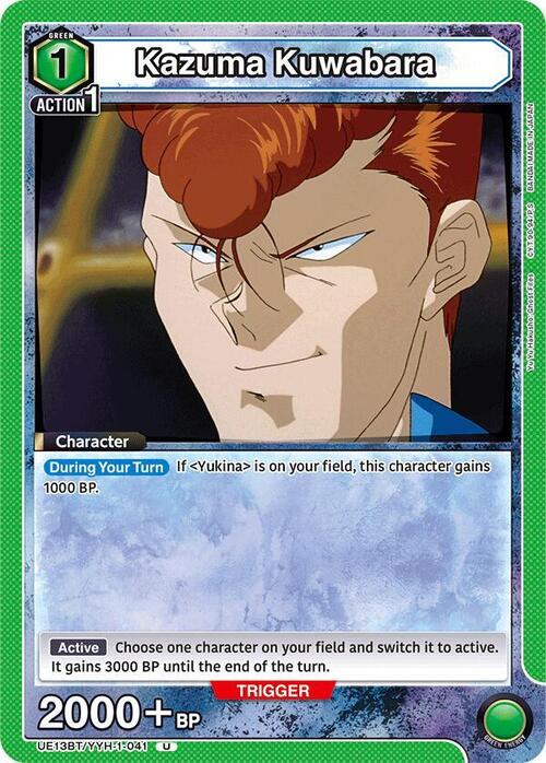 Kazuma Kuwabara Card Front