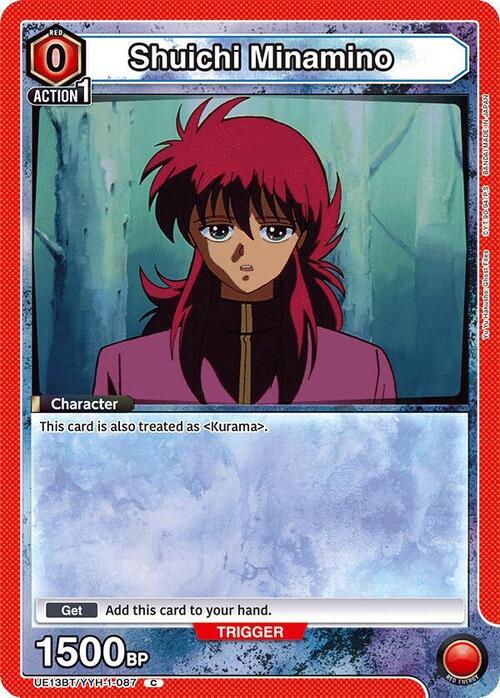 Shuichi Minamino Card Front