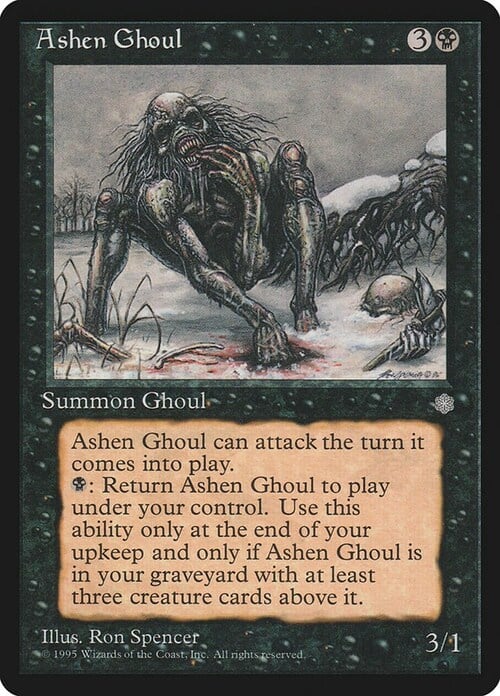 Ghoul delle Ceneri Card Front