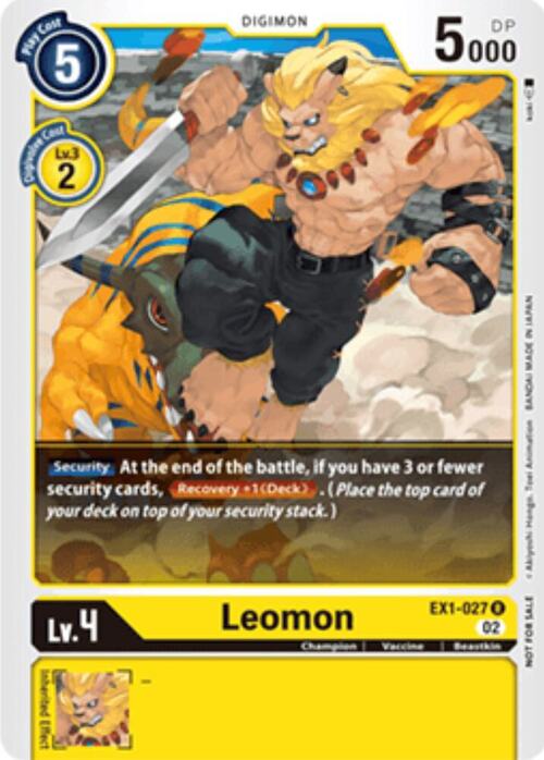Leomon Card Front