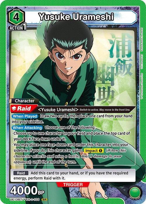 Yusuke Urameshi Card Front