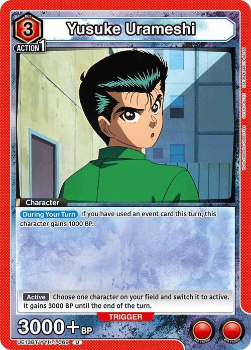Yusuke Urameshi Card Front
