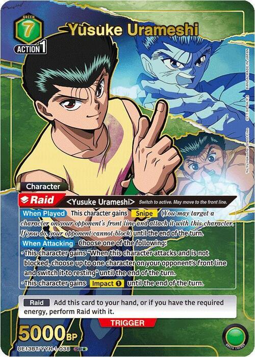 Yusuke Urameshi Card Front