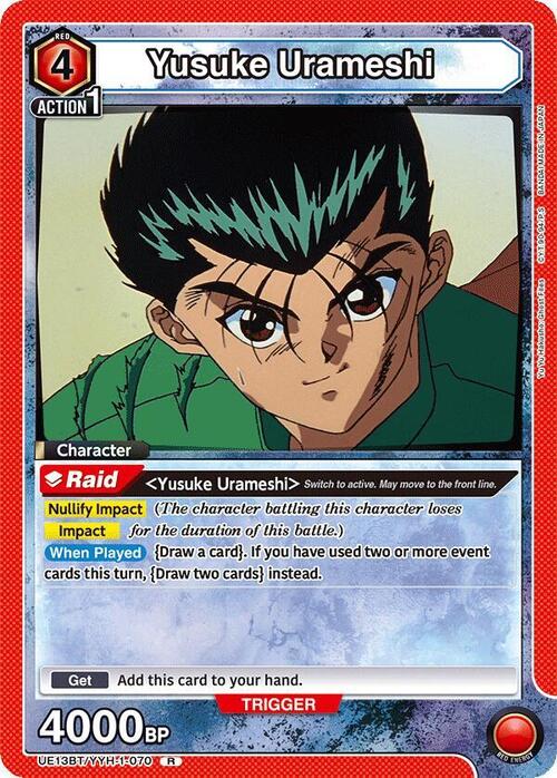 Yusuke Urameshi Card Front