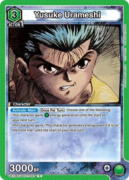 Yusuke Urameshi Card Front