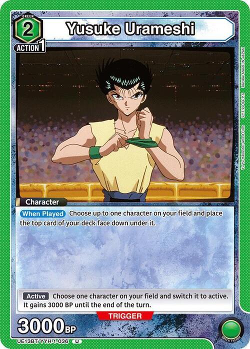 Yusuke Urameshi Card Front
